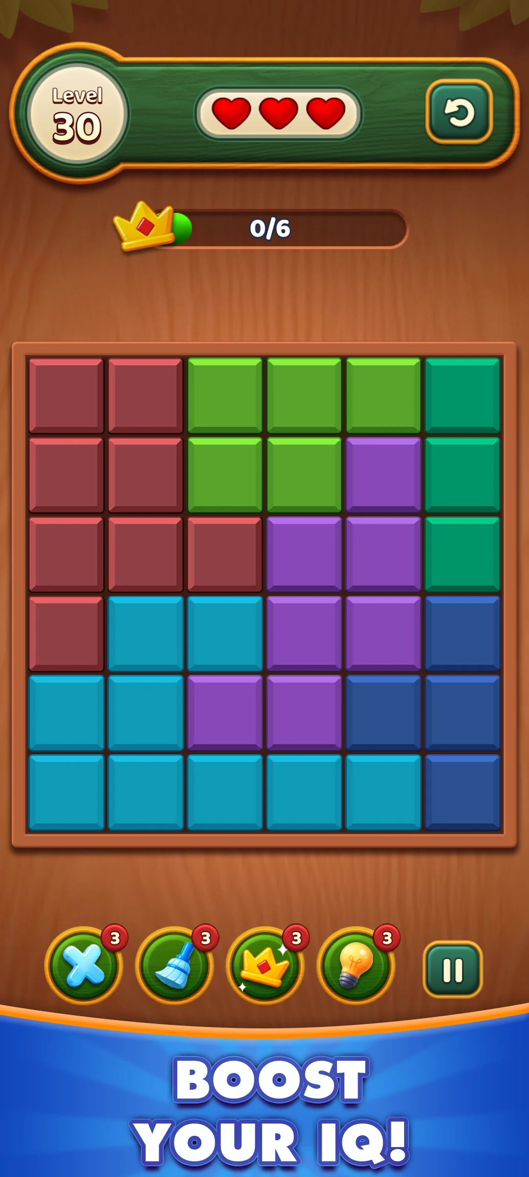 Find the Queens: Logic Puzzle screenshot